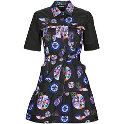 Desigual Kratke obleke VEST_SINA Črna Cene