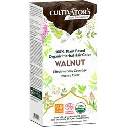 CULTIVATOR'S Organic Herbal Hair Color - Walnut Cene