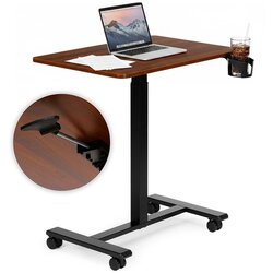 ModernHome mobilni podesivi stol za laptop 70 × 48 cm – podešavanje visine 71,5–112 cm, smeđi Cene