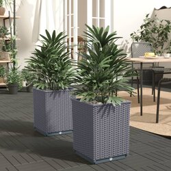 vidaXL Sadilice 2 kom tamnosive 30 x 30 x 37 cm od polipropilena Cijene