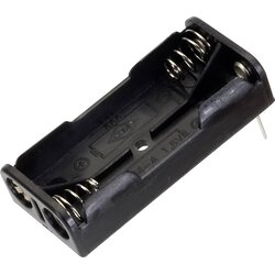TRU COMPONENTS Nosilec baterij 2x Micro (AAA) Kontaktni drogovi BH-421-3P Držalo za baterije 2x Micro (AAA) kontaktni pol BH-421-3P, (20635887) Cene