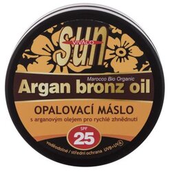 Vivaco Sun Argan Bronz Oil Suntan Butter SPF25 vodoodporno maslo za zaščito pred soncem z arganovim oljem za hitro porjavelost 200 ml Cene
