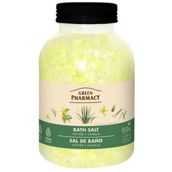 Sol za kupanje i pedikuru Green Pharmacy 1000 g – Vetiver and Vanilla Cene