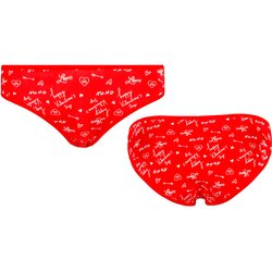Frogies Women's panties Red Love Cene