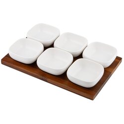 Ladelle Bijeli porculanski set za serviranje 6 kom Essentials – Cene