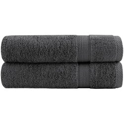 vidaXL Premium brisače za tuširanje SOLUND 2 kosa antracitne barve 70x140 cm 600 g/m², (5000307716) Cene