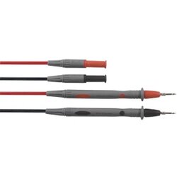 Rigol LEAD-DMM varnostni merilni kabel\, komplet lamelni vtič 4 mm testna špica 1.20 m črna\, rdeča 1 kos, (20423396) Cene