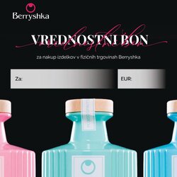Berryshka Vrednostni bon Cene