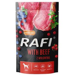 Rafi obrok za odrasle pse u kesici, govedina, 500g Cene