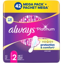 Always Platinum Super Size 2 ulošci s krilima 42 kom Cene