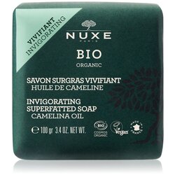 Nuxe Bio Organic Invigorating Superfatted Soap Camelina Oil nežno in učinkovito trdo milo za telo in obraz 100 g za ženske Cene