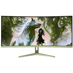 AROZZI Nova 34″ Curved computer monitor 86.4 cm (34) 3440 x 1440 pixels 4K Ultra HD LED Green Cene