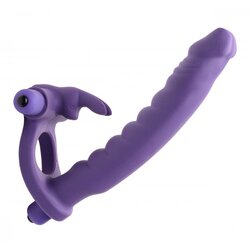 Frisky Obroček z vibratorjem Double Delight Cene