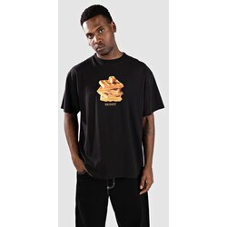 Monet Skateboards Breakfest Boxy T-shirt limo black Cene