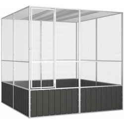 vidaXL Kavez za ptice antracit 213 5x217 5x211 5 cm pocinčani čelik Cijene