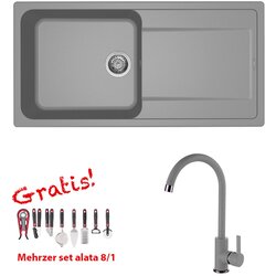 ELLECI Set Life 480 + slavina C01 Cemento Cene