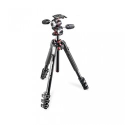 Manfrotto aluminijasto 4-sekcijsko stojalo 190 z xpro 3 way glavo + 200PL ploščico (MK190XPRO4-3W), (21022997) Cene