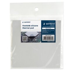 Gembird TG-P-01 Gembird Termo podloga za hladjenje CPU/VGA 23g Silver, Therm.cond.>2.0W/m-K, 100x100x1mm Cene