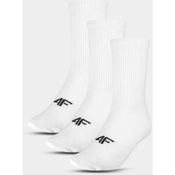 4f Children's Unisex Socks (3pack) - White Cene