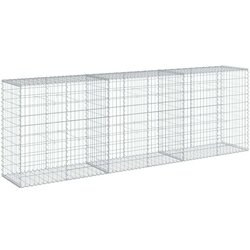 vidaXL Gabionska košara s poklopcem 300x50x100 cm pocinčano željezo Cijene
