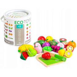ECO TOYS set od 20 delova drveno voće TL87114 Cene