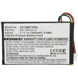 Beltrona akumulatorska navigacijska naprava Nadomešča originalno baterijo 361-00019-12 3.7 V 1250 mAh, (20411842) Cene