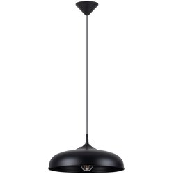 Sollux Lighting SL.1330 - visilica na sajli gina 1xE27/15W/230V prečnik 38 cm crna Cene