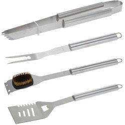 H&S 5-delni set žar BBQ 46x16cm v kovčku, inox Cene
