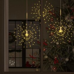  Zunanje novoletne lučke 10 kosov toplo bele 20 cm 1400 LED Cene