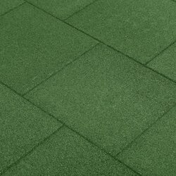  Ploče za zaštitu od pada 12 kom gumene 50 x 50 x 3 cm zelene Cijene