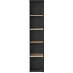 Tvilum Antracitno siva/u prirodnoj boji biblioteka u dekoru hrasta 41x205 cm Sign – Cene