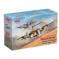ICM model kit aircraft - desert storm us aircraft OV-10A and OV-10D+ 1991 1:48 ( 060944 ) Cene