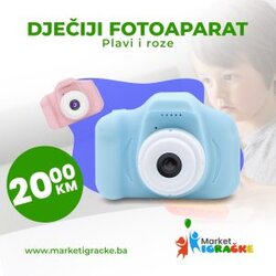  Dječiji fotoaparat-plavi i roze Cene