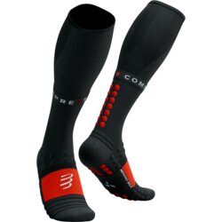 Čarape Compressport Full Socks Winter Run Black/High Risk Red - T3 Cene