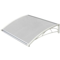 Gutta nadstrešnica za vrata 82x120cm bela baza ploca 6mm prozirna ( 996 ) Cene