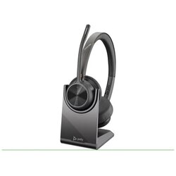 HP Poly Voyager 4320 USB-C Headset +BT700 dongle +Charging Stand, Black Cene