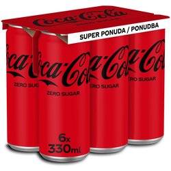 Coca-Cola Zero 0,33l 6pack limenka Cene