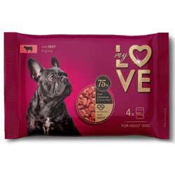 My Love sos za pse govedina 4x100g Cene
