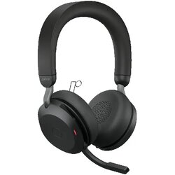 Jabra EVOLVE2 75, Link380c ms stereo black, EVOLVE2 75 headset black ms, link 380 bt adapter usb-c MS,1.2m usb-c to usb-c cable, carry pouc Cene