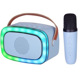 Trevi karaoke 10W, mini dimenzije, disco rasvjeta, mikrofon, plave XR 8A01 Cene
