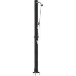 vidaXL Zunanja sončna prha Črna 217 cm PVC in aluminij, (5000221685) Cene