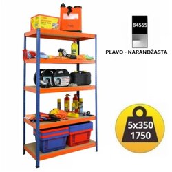 SmartStorage polica metal medijapan 180x100x50cm 5x350kg Cene