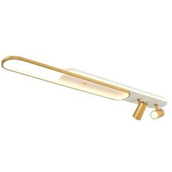 Opviq Zidna lampa 3000K, 75W LED, Bijelo-zlatna Cijene