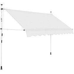  Ročno zložljiva tenda 300 cm krem, (20610800) Cene