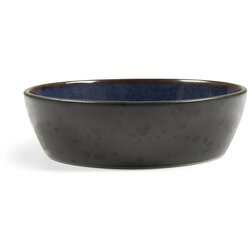 Bitz siva posuda od kamenine sa tamnoplavom unutarnjom stranom Mensa, promjer 18 cm Cene