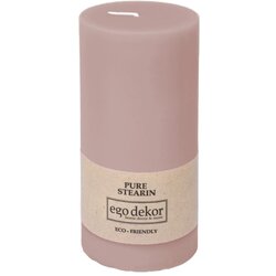Eco candles by Ego dekor Pudrasto rožnata sveča Friendly, čas gorenja 50 h Cene
