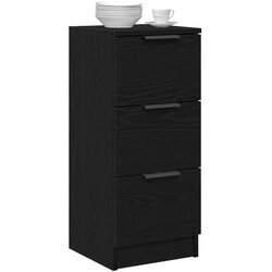 vidaXL Sideboard Crni hrast Konstruirano drvo Srednji Cijene