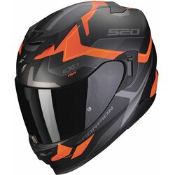 Scorpion Exo-520 evo air elan matt black orange kaciga Cene