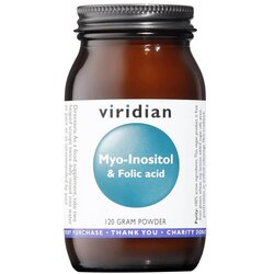 Viridian Nutrition Myo-Inositol s folnom kiselinom Viridian (120g) Cene