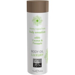 Shiatsu Luxury Body Oil Edible Coconut & Pineapple 75ml Cene